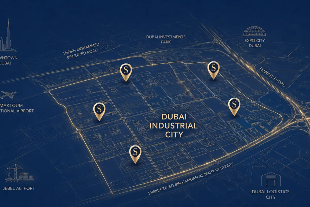 Sunset Bay Dubai Islands Location Map